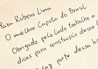 Dedicatoria a Rubens Lima, O Capista 3