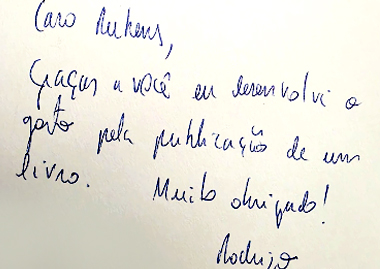 Dedicatoria a Rubens Lima, O Capista 5